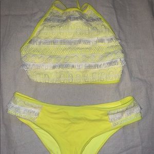 Yellow Aerie Bathing suit